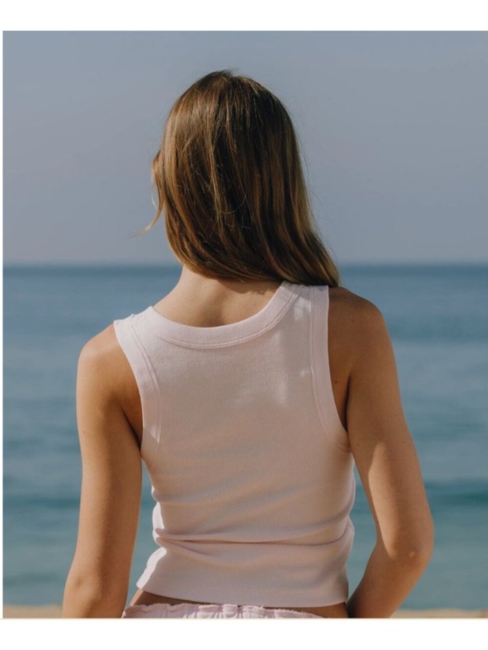 Daily Drills NWT Logo Ribbed Tank Top in Cupid XS/S - Picture 3 of 6